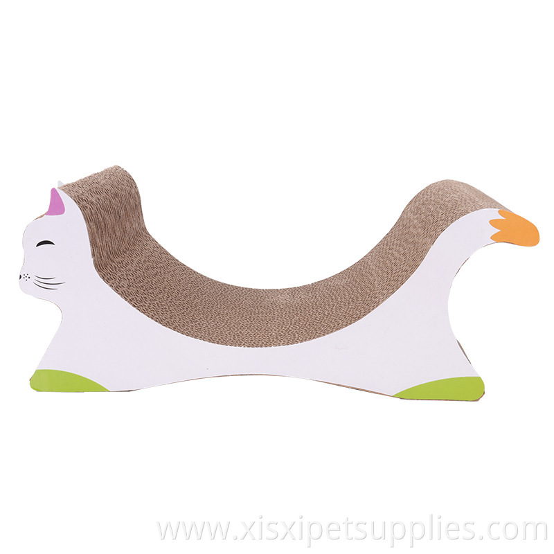 fish shape Cat Grinding Paw Corrugated Cat Toy cat scratcher cardboard
